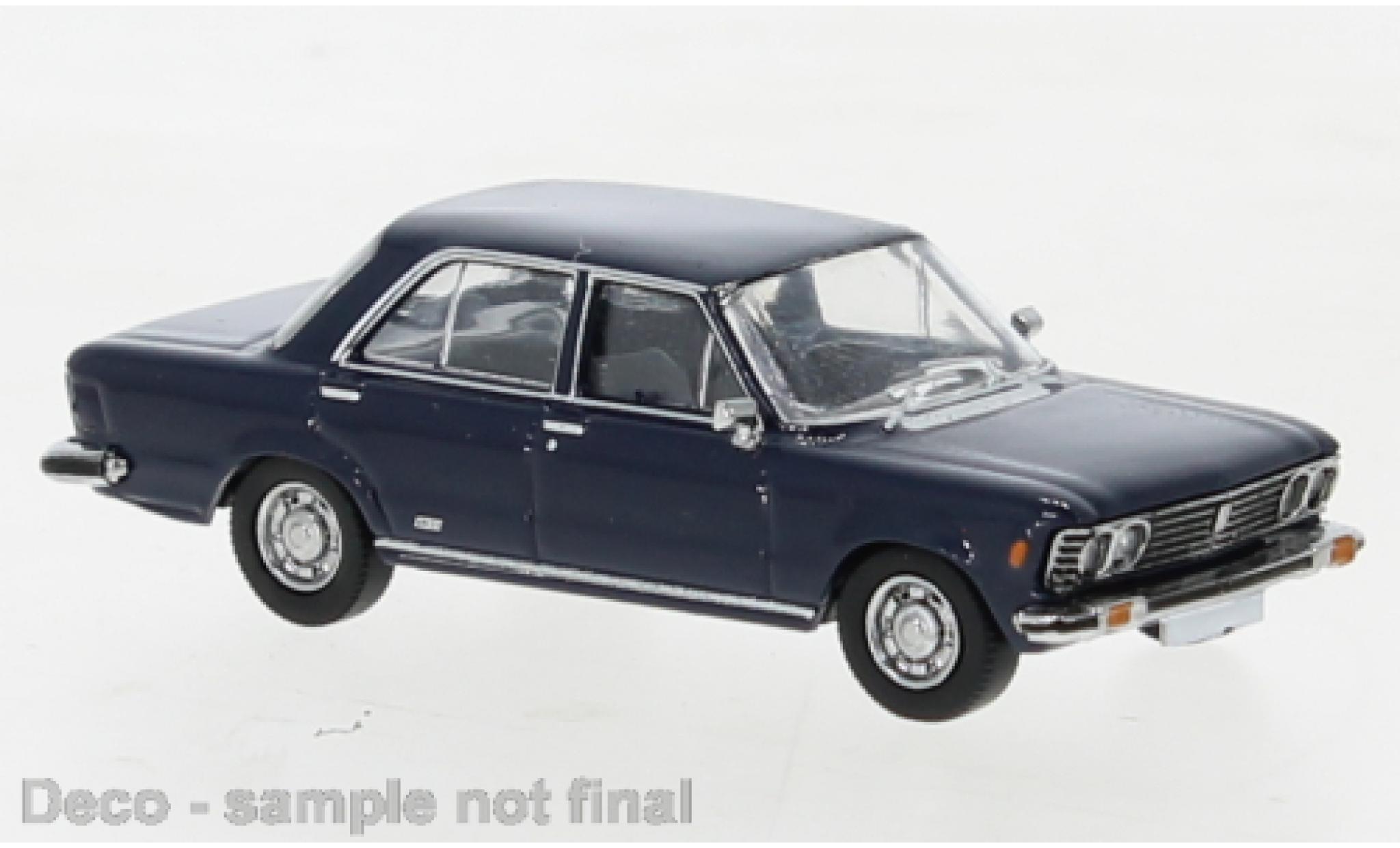 Fiat 130 1/87 PCX87 blauw 1969 modelauto