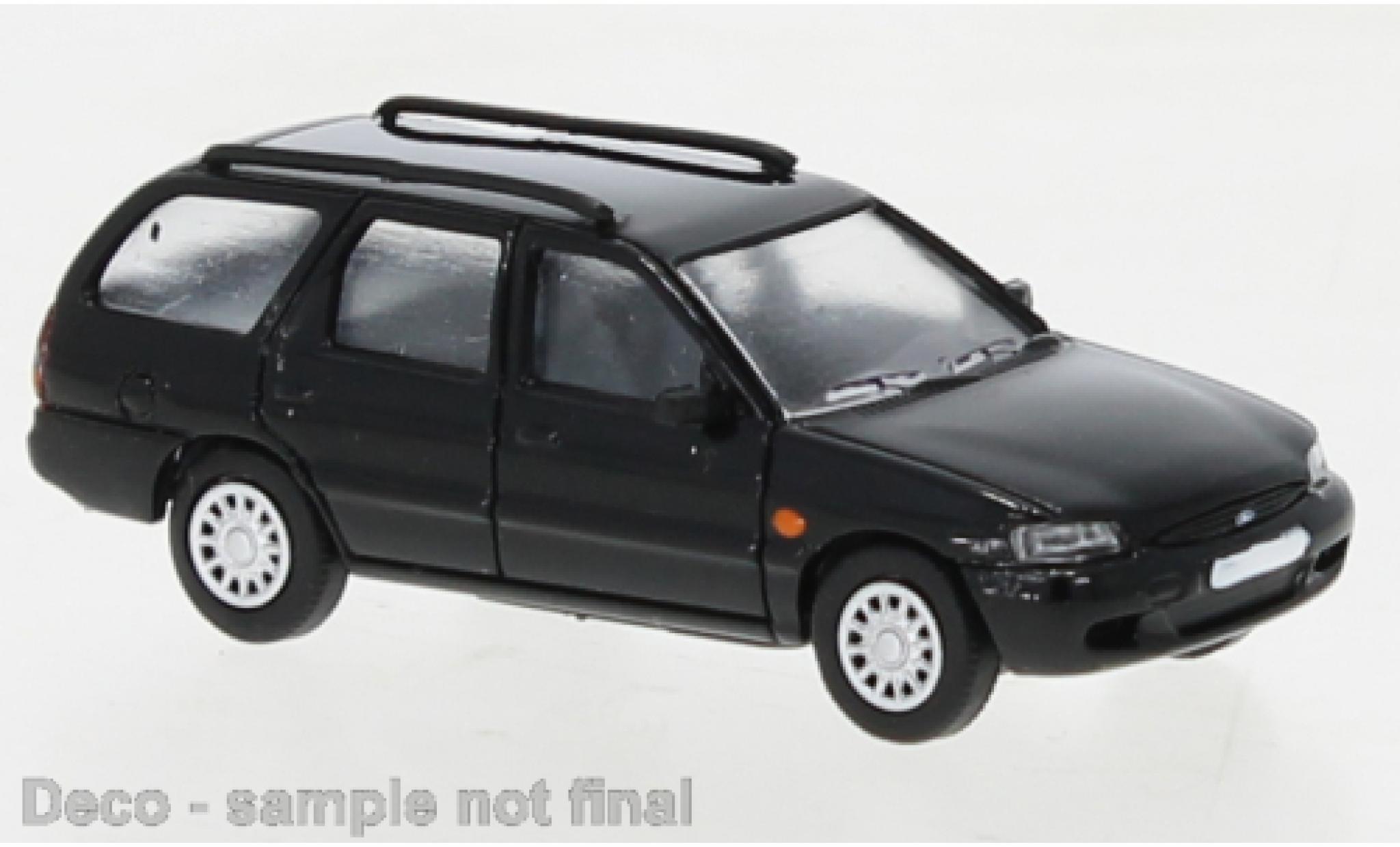Ford Escort 1/87 PCX87 MK VII Turnier zwart 1995 modelauto