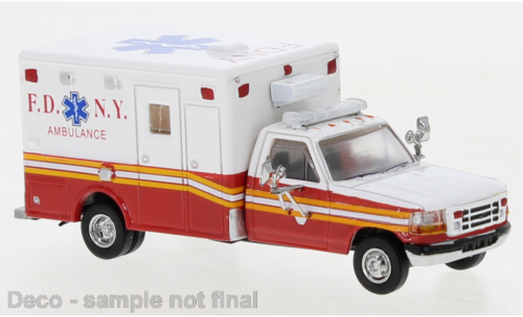 Ford F-350 1/87 PCX87 Horton Ambulance FDNY 1997 modelauto