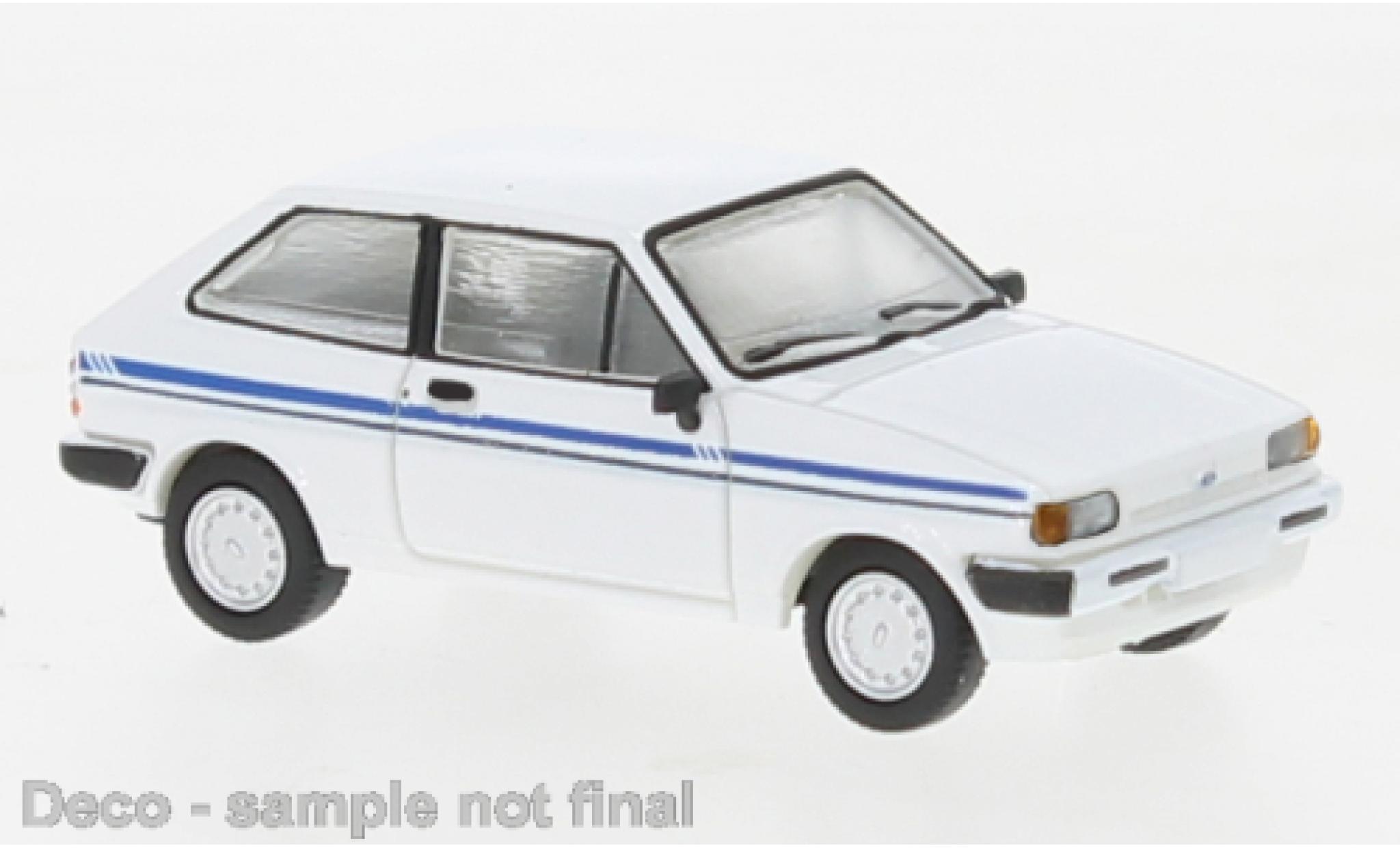 Ford Fiesta 1/87 PCX87 MK II Holiday wit 1985 modelauto