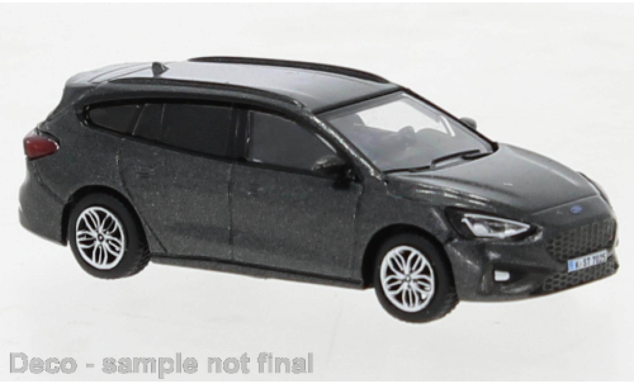 Ford Focus 1/87 PCX87 Turnier ST-Line metallic grijs 2020 modelauto