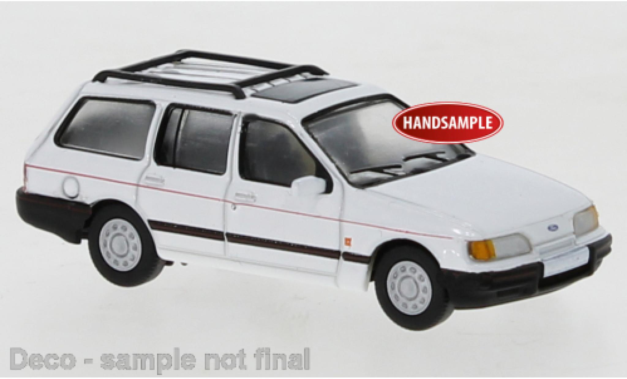 Ford Sierra 1/87 PCX87 Turnier wit 1987 modelauto