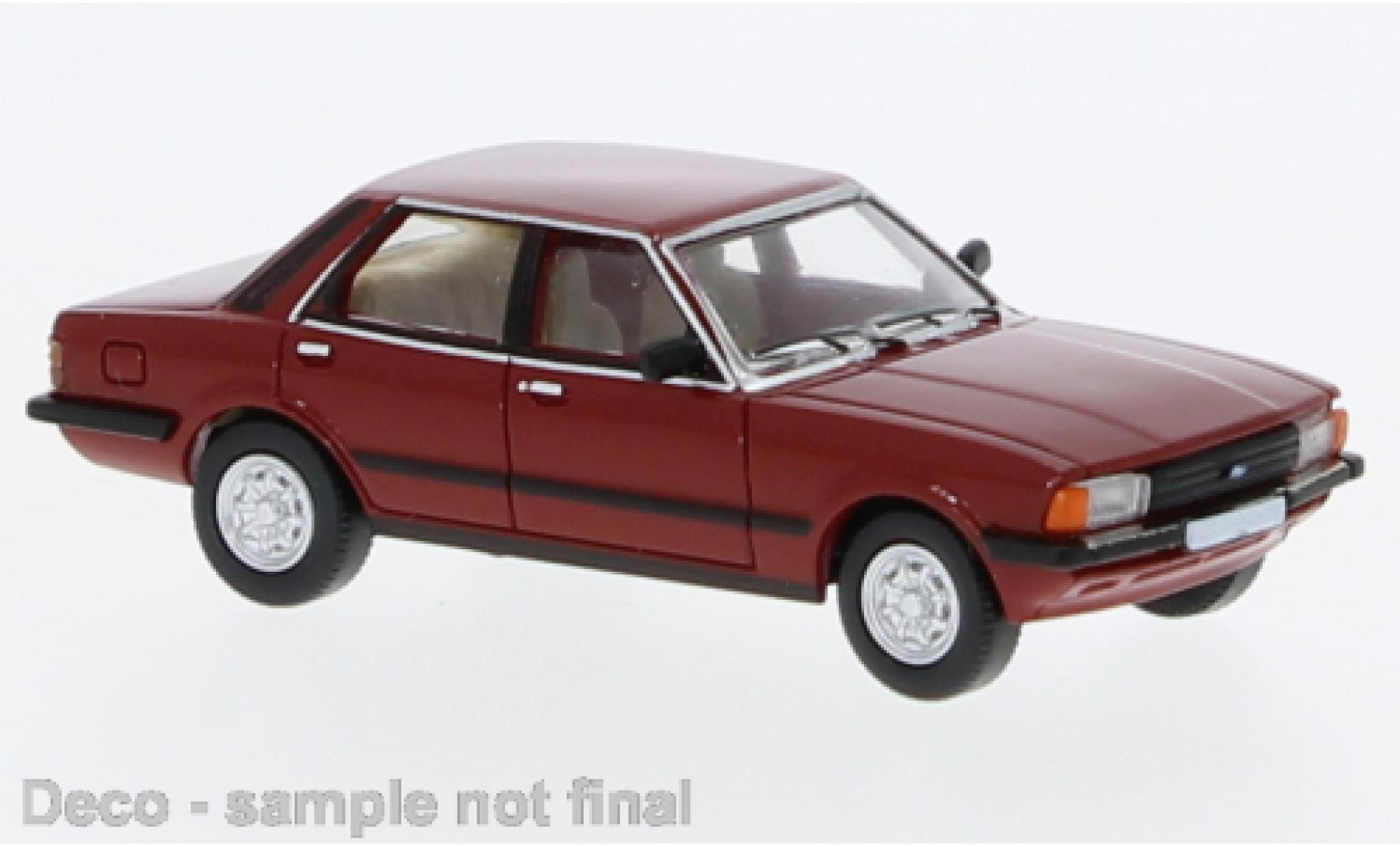 Ford Taunus 1/87 PCX87 (TC3) rood fonc&eacute; 1979 modelauto