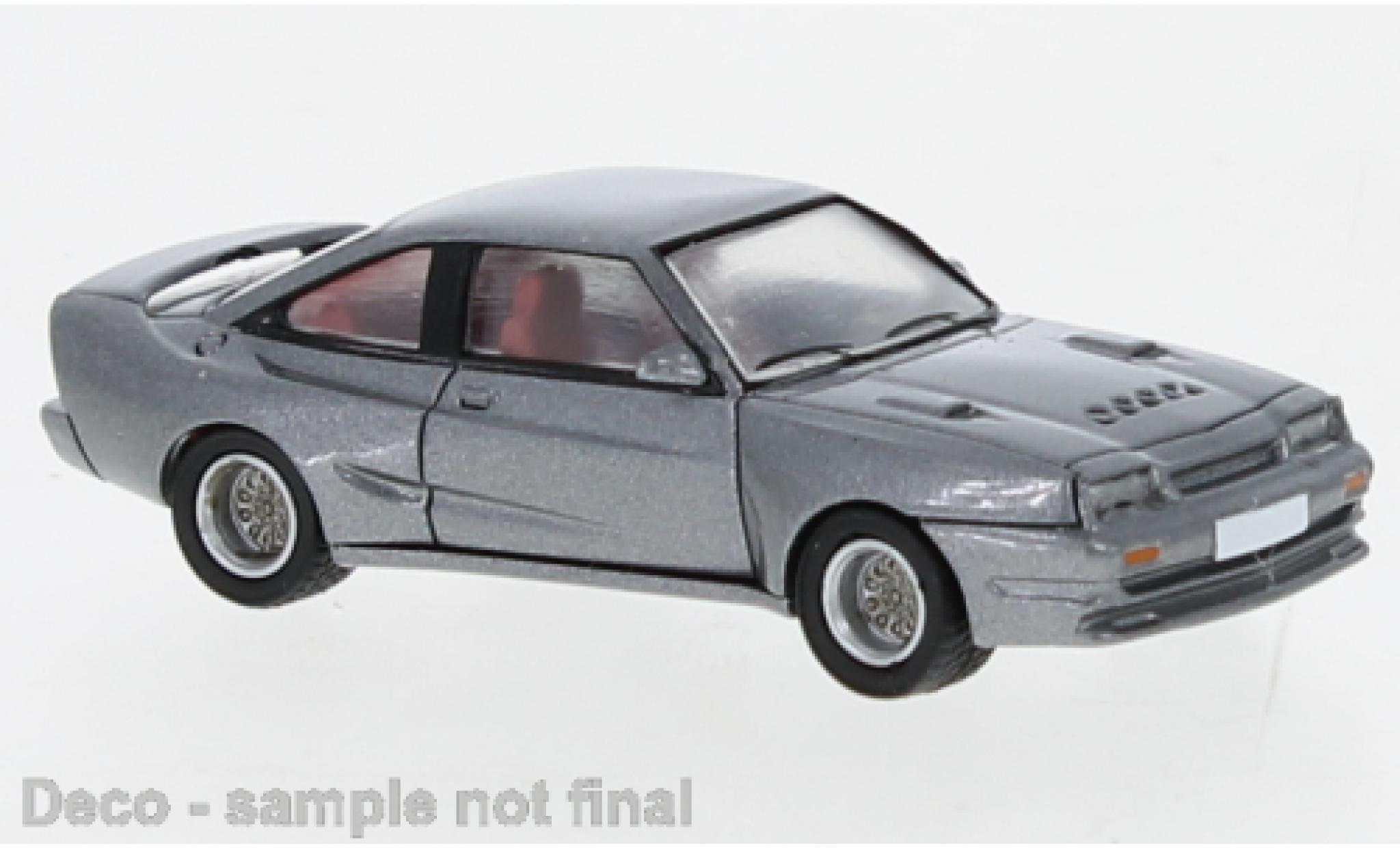 Opel Manta 1/87 PCX87 B Mattig metallic grijs 1991 modelauto