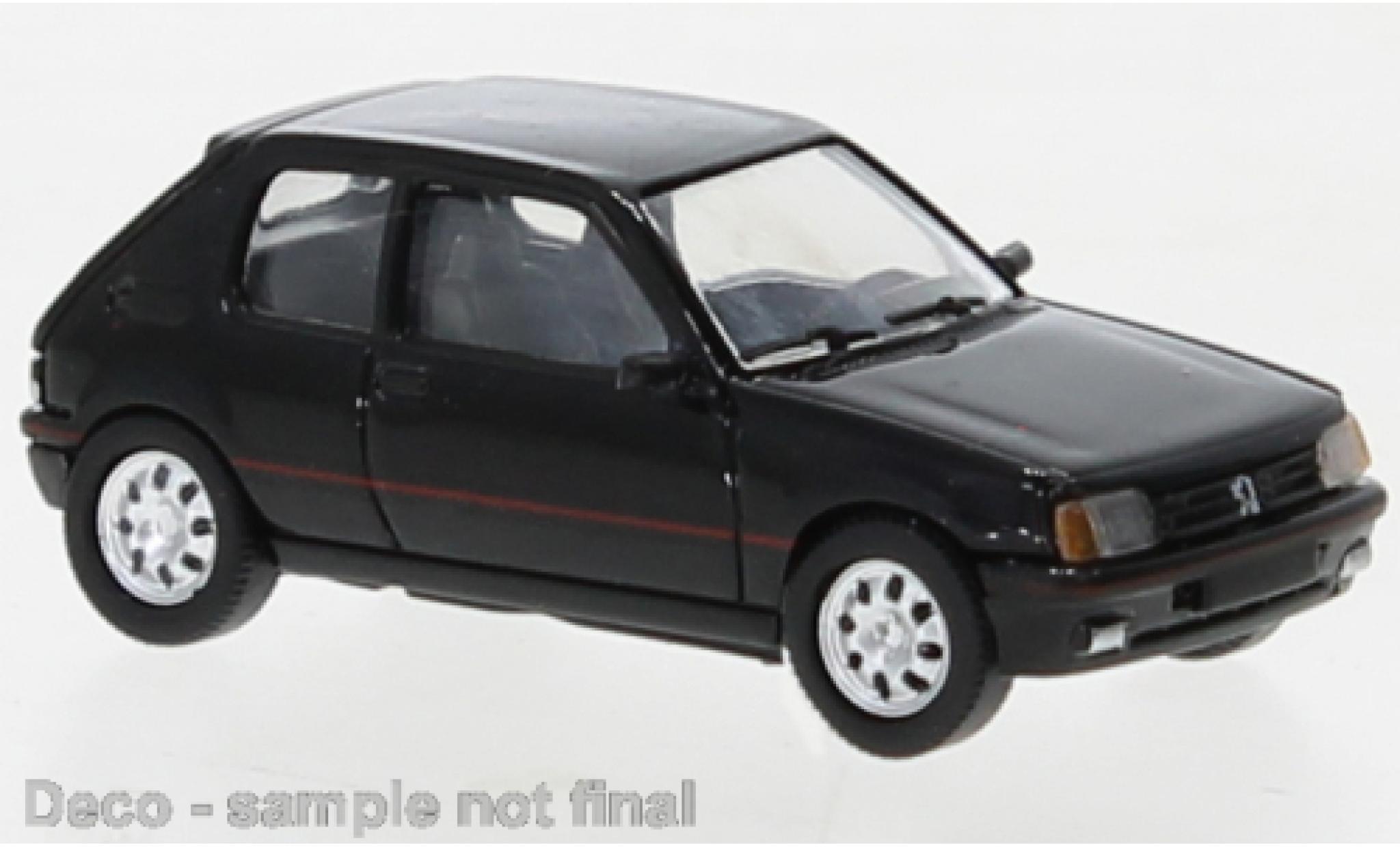 Peugeot 205 1/87 PCX87 GTI zwart 1984 modelauto