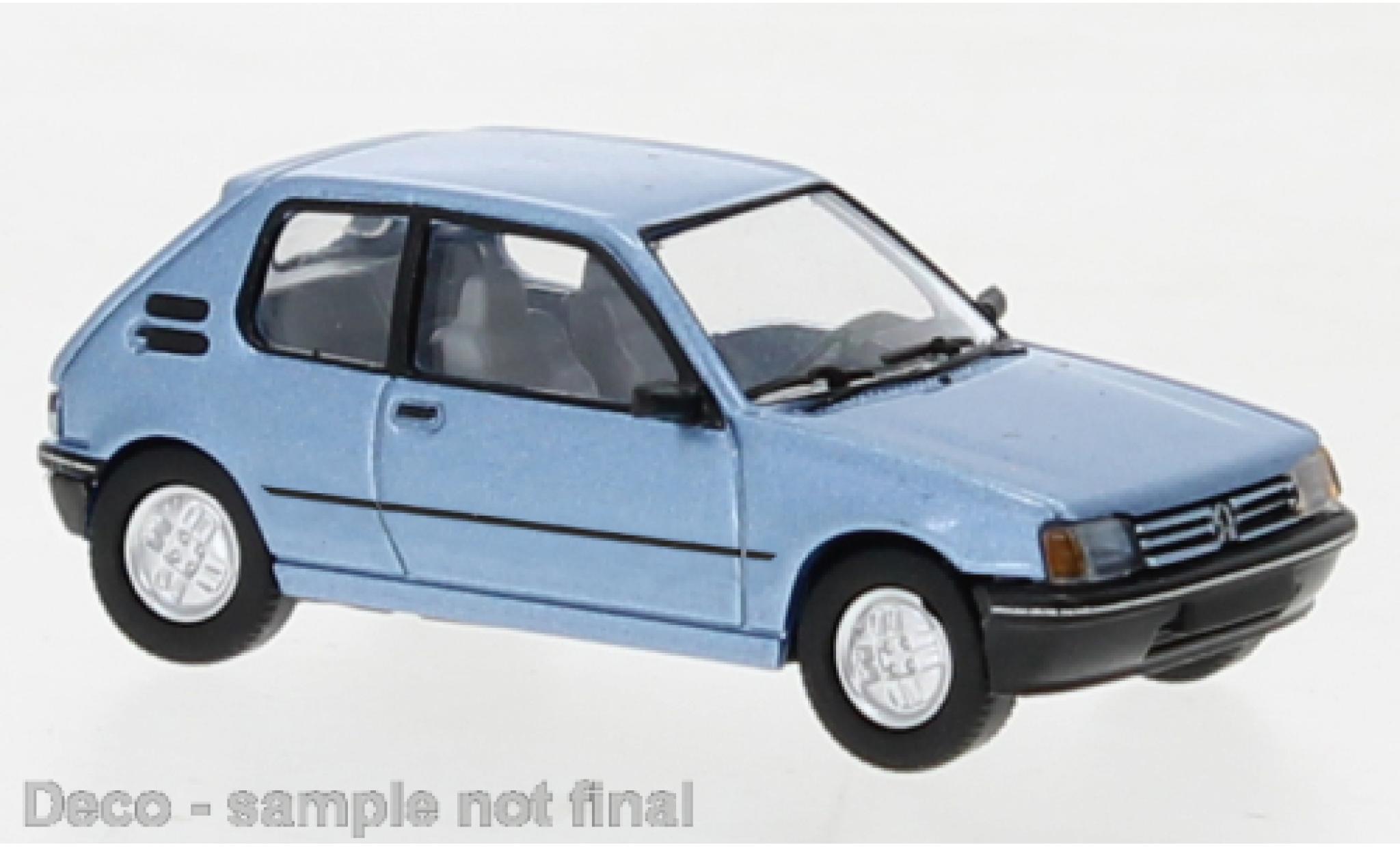 Peugeot 205 1/87 PCX87 metallic blauw clair 1984 modelauto