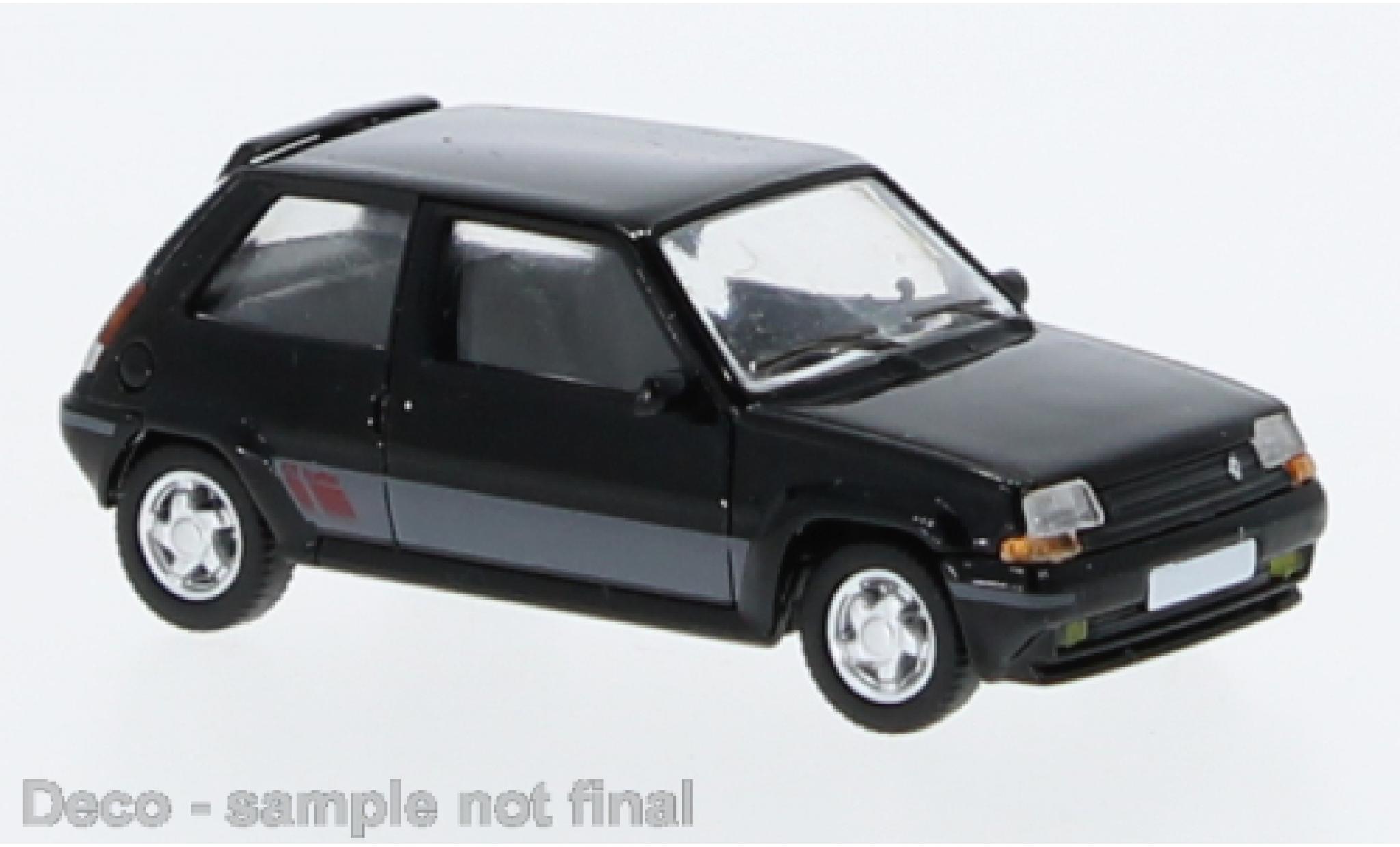 Renault 5 1/87 PCX87 GT Turbo zwart 1987 modelauto