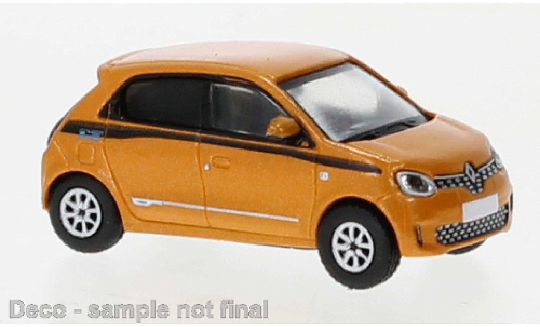 Renault Twingo 1/87 PCX87 III geel 2019 modelauto