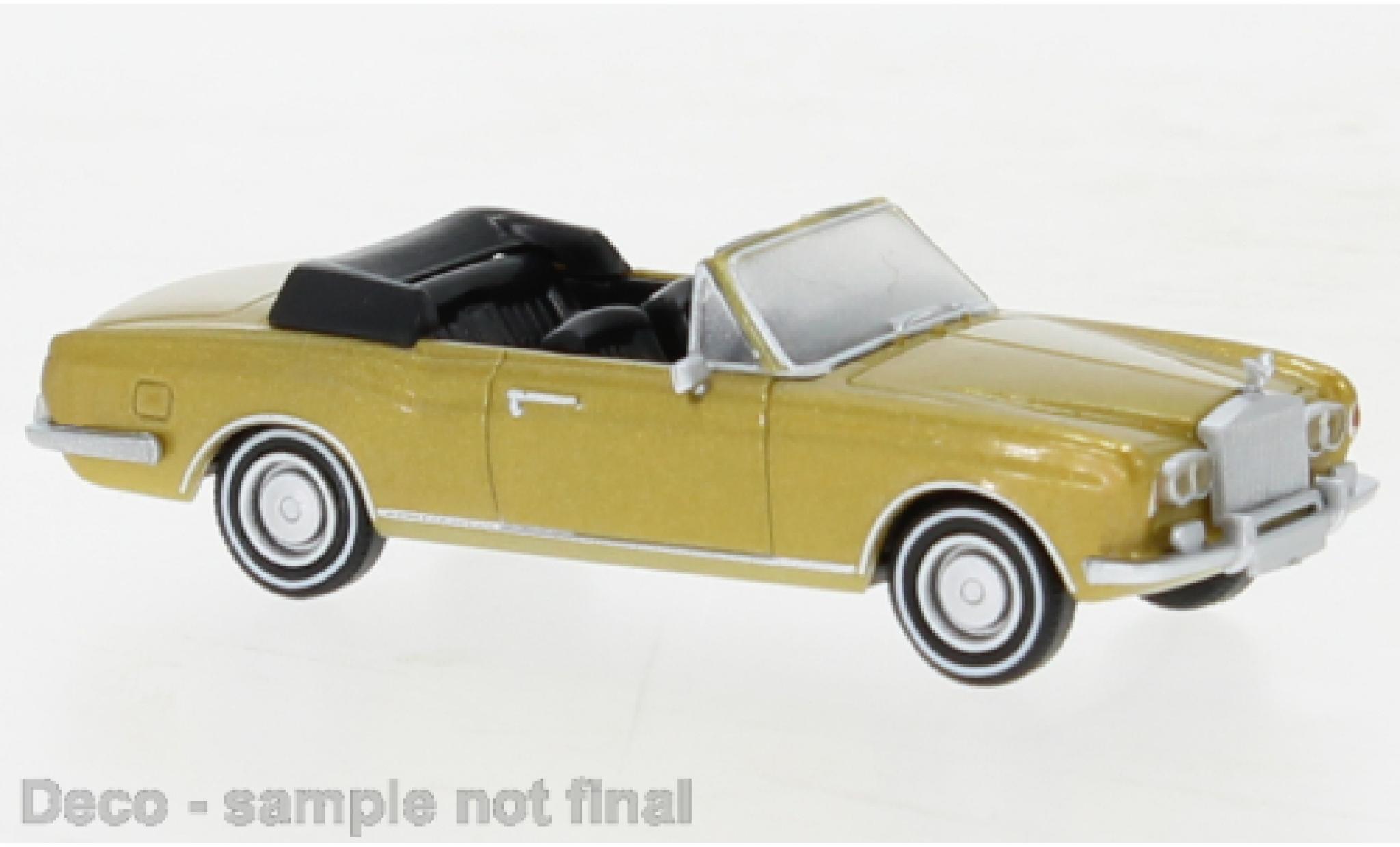 Rolls Royce Corniche 1/87 PCX87 dor&eacute; 1971 modelauto