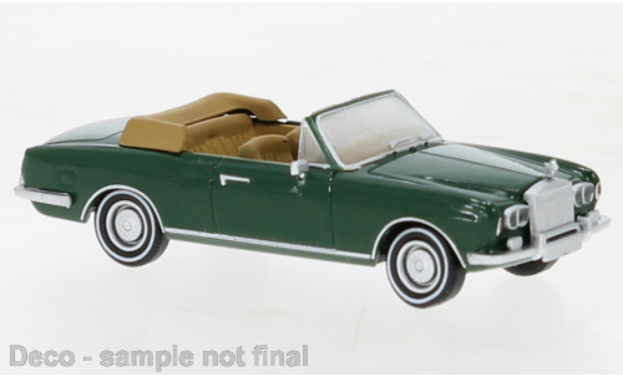 Rolls Royce Corniche 1/87 PCX87 groen fonc&eacute; 1971 modelauto