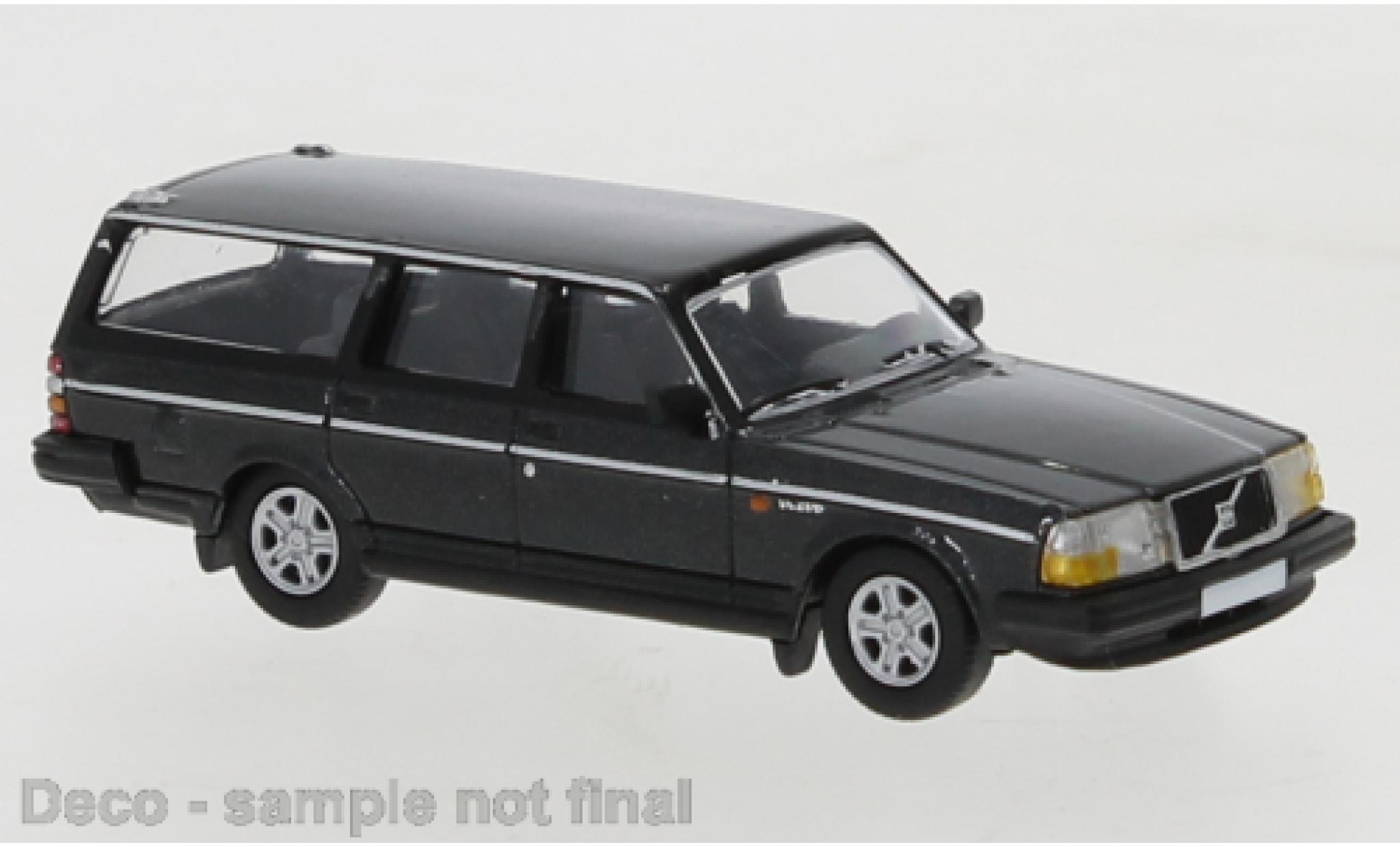 Volvo 240 1/87 PCX87 GL Stationwagen metallic grijs 1989 modelauto