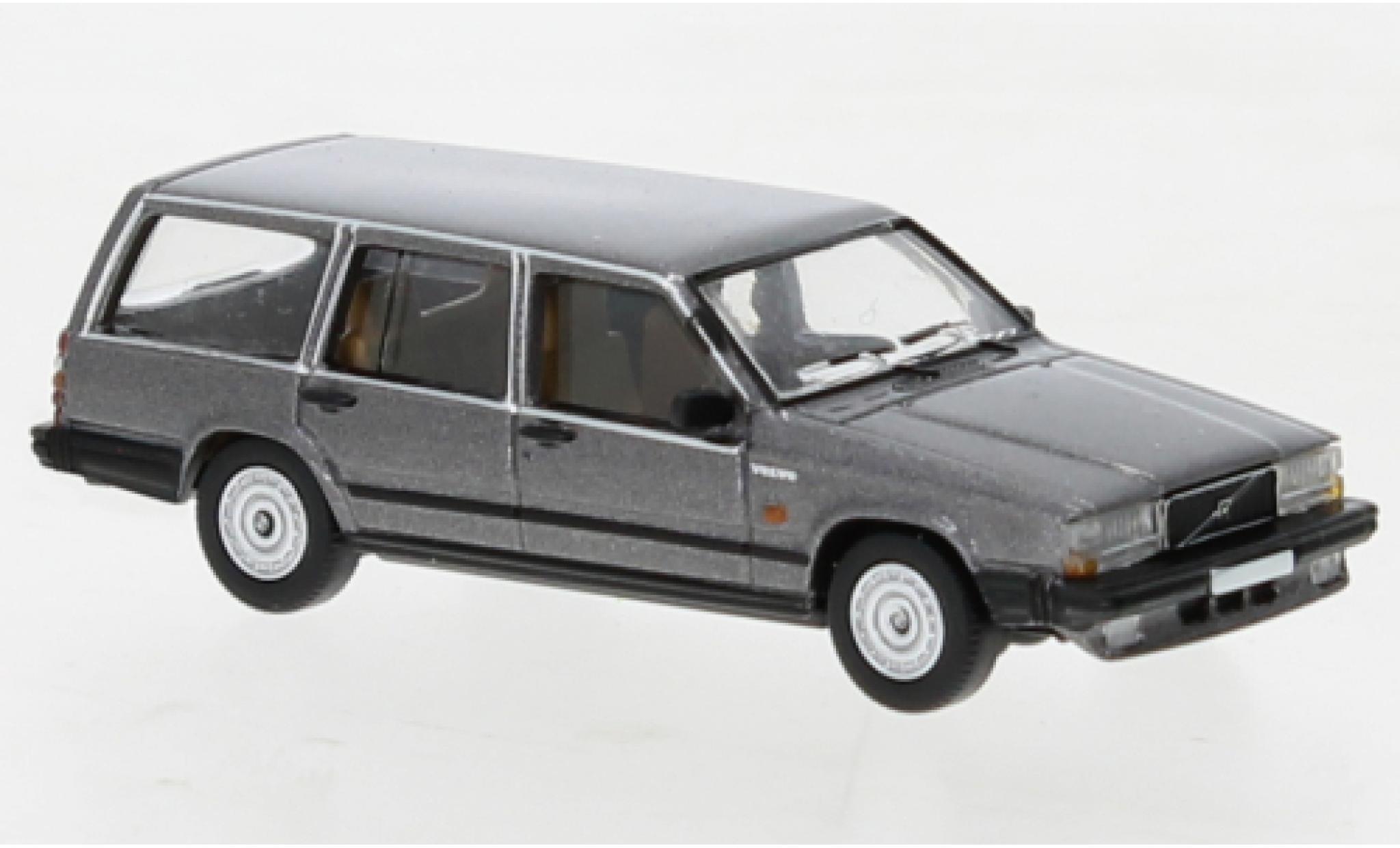 Volvo 740 1/87 PCX87 camionnette metallic grijs 1985 modelauto