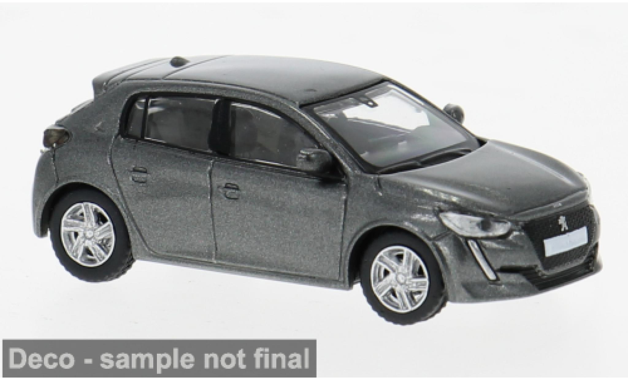 Peugeot 208 1/87 PCX87 II grijs 2019 1:87 modelauto