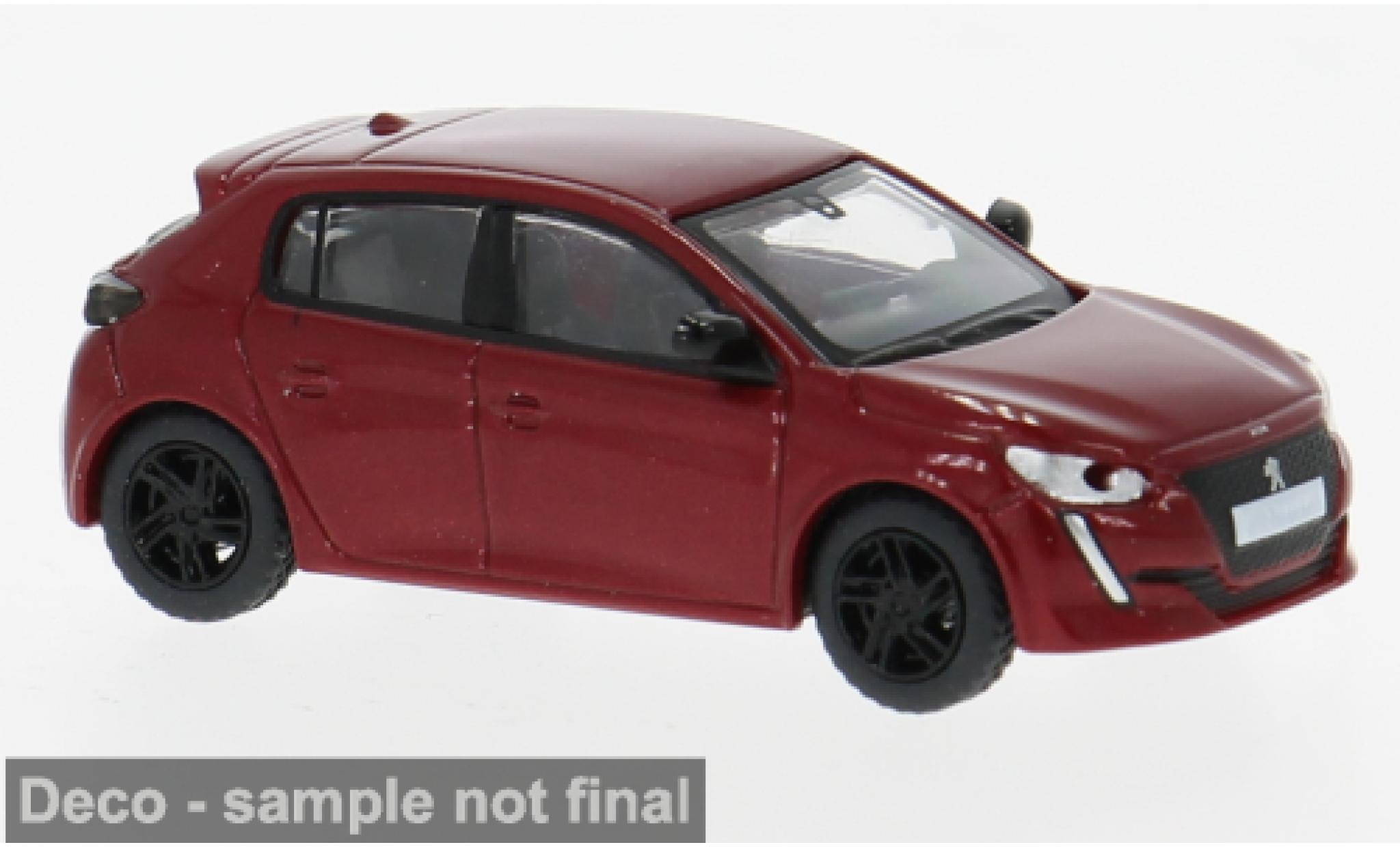 Peugeot 208 1/87 PCX87 II rood 2019 1:87 modelauto