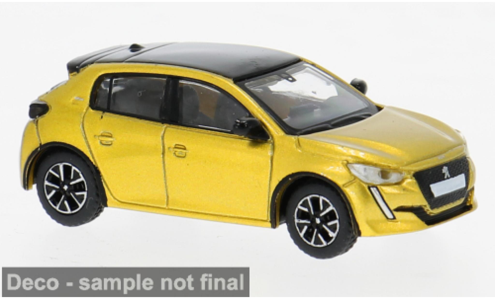 Peugeot 208 1/87 PCX87 II geel 2019 1:87 modelauto
