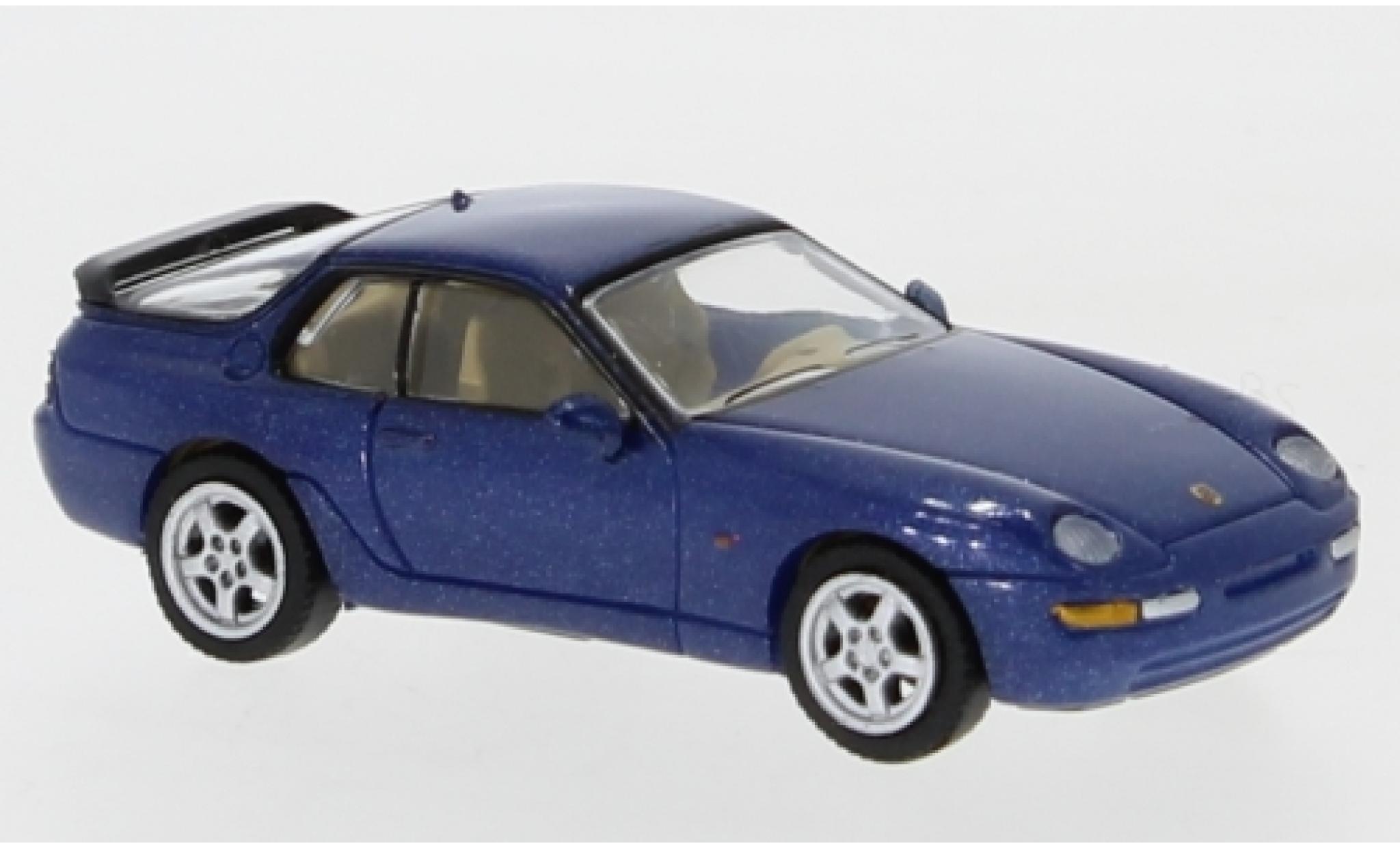 Porsche 968 1/87 PCX87 metallic blauw 1991 modelauto