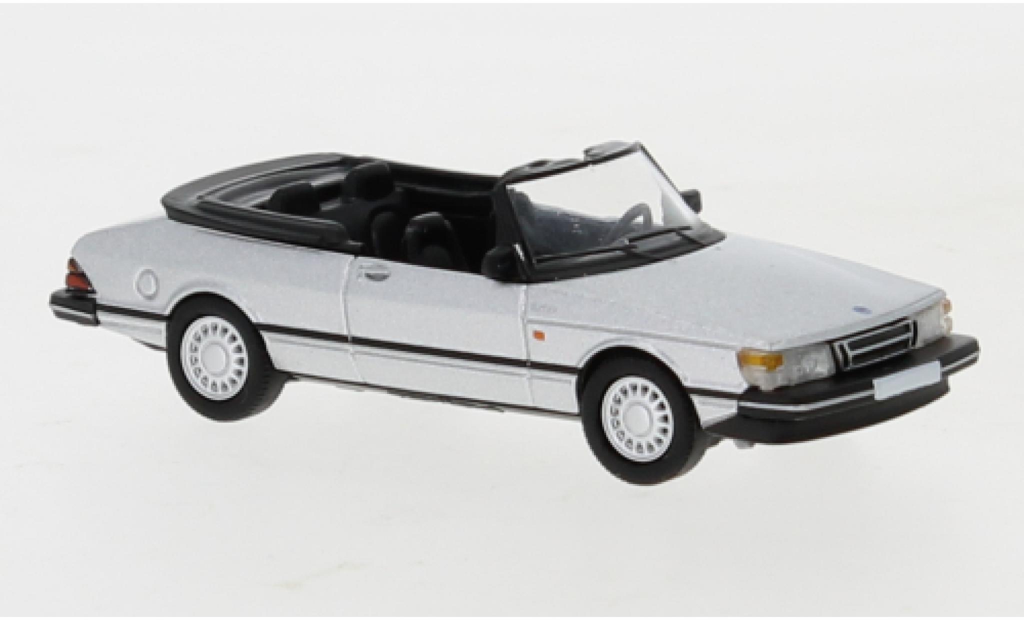 Saab 900 1/87 PCX87 Cabriolet grijs 1986 modelauto