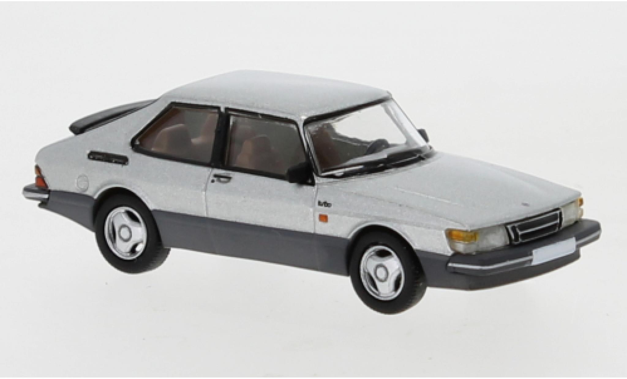 Saab 900 1/87 PCX87 Turbo grijs 1986 modelauto