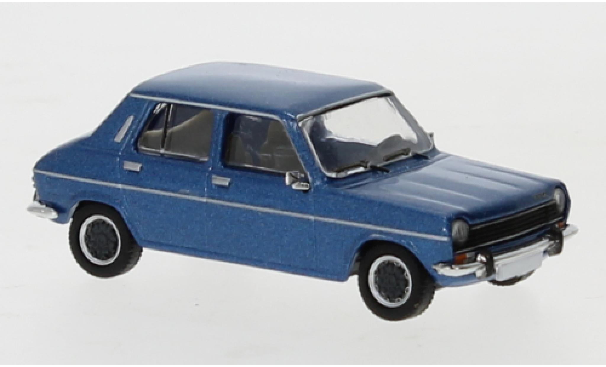 Simca 1100 1/87 PCX87 metallic blauw 1975 modelauto