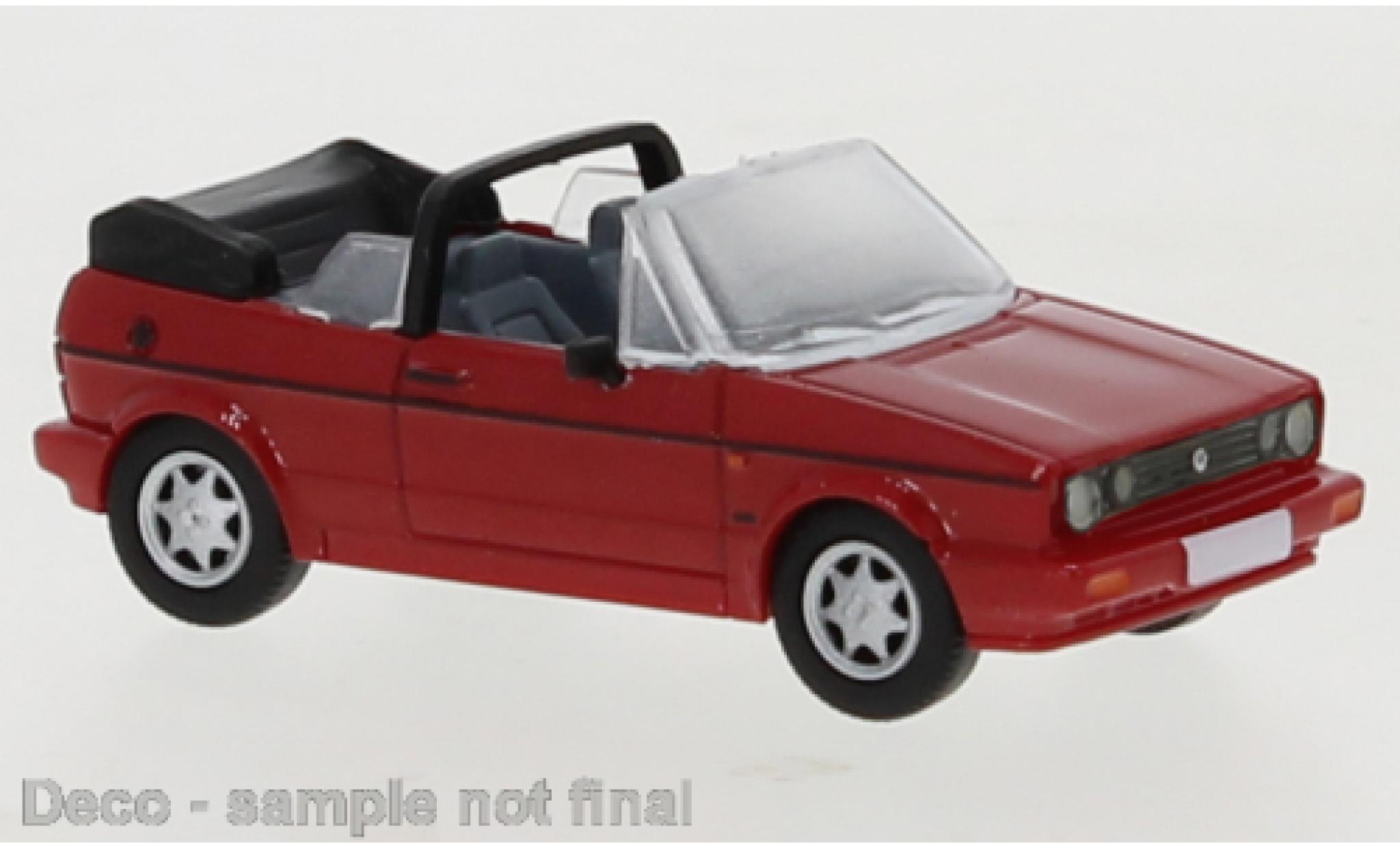 Volkswagen Golf 1/87 PCX87 I Cabriolet rood 1991 modelauto