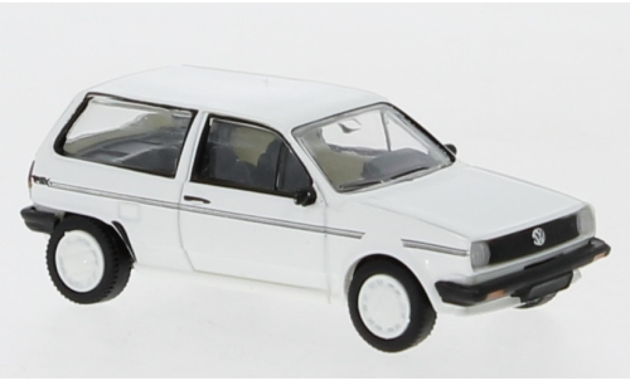 Volkswagen Polo 1/87 PCX87 II Fox wit/Dekor 1985 modelauto