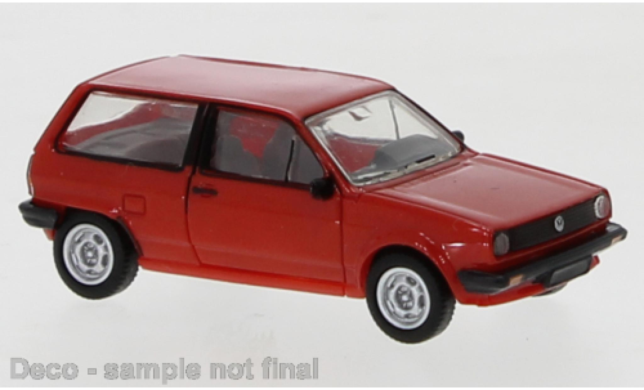 Volkswagen Polo 1/87 PCX87 II rood 1985 modelauto