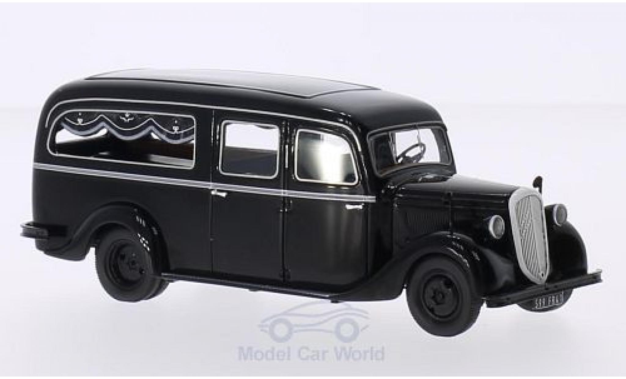 Citroen U23 1/43 Perfex U 23 Fontaine zwart 1948 Bestattungsfahrzueg modelauto