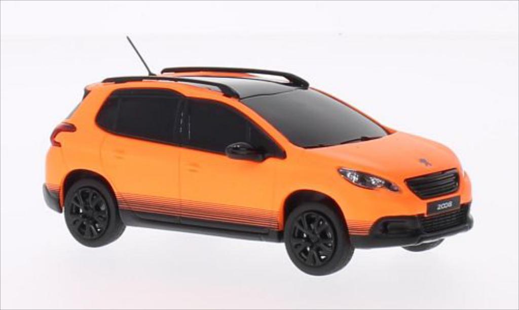 Peugeot 2008 1/43 Norev matt-oranje 2013 modelauto