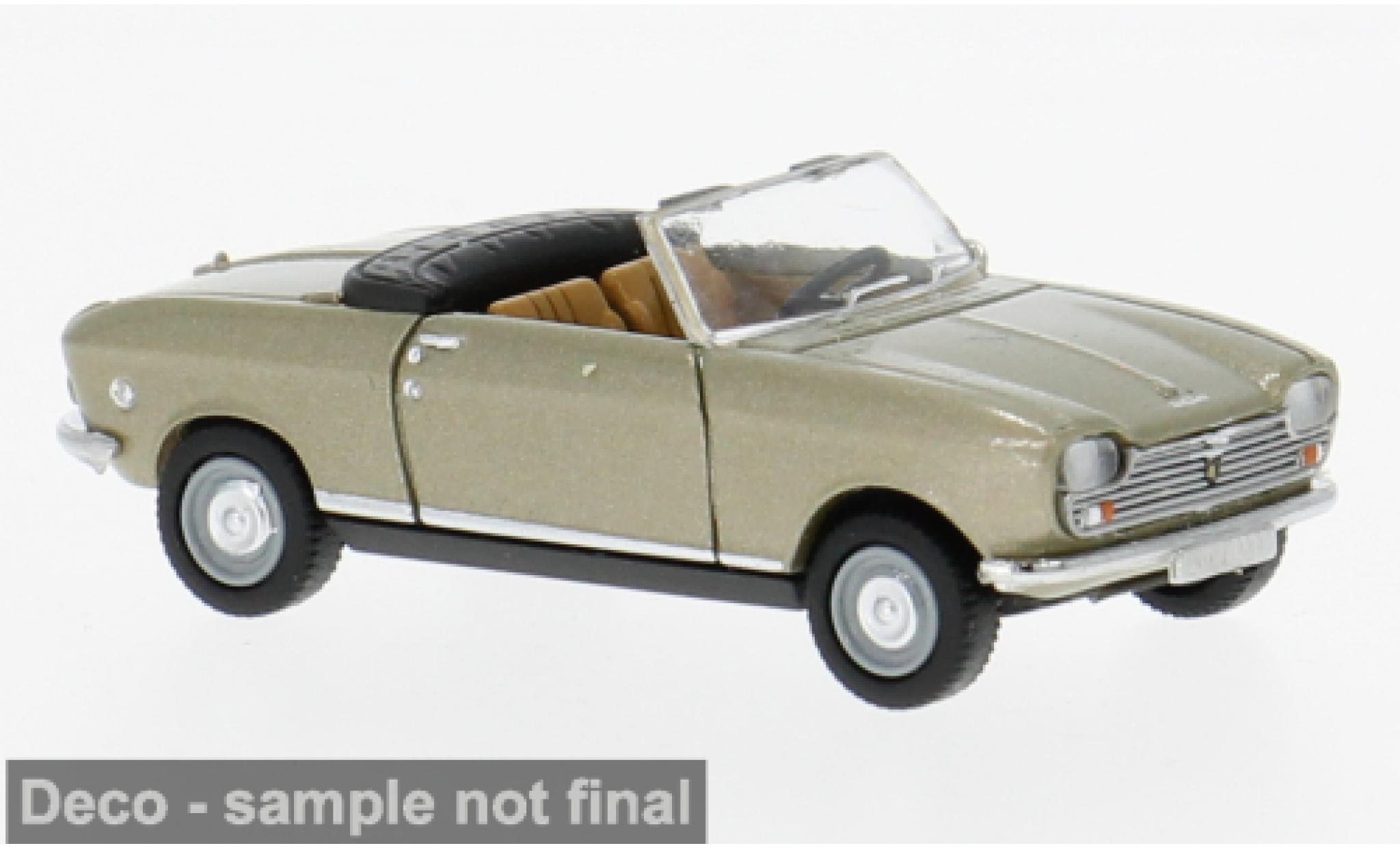Peugeot 204 1/87 Brekina Cabriolet gold 1967 1:87 modelauto
