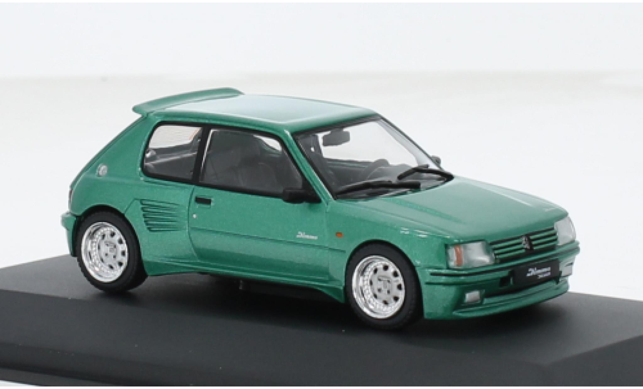 Peugeot 205 1/43 Solido Dimma groen 1:43 modelauto