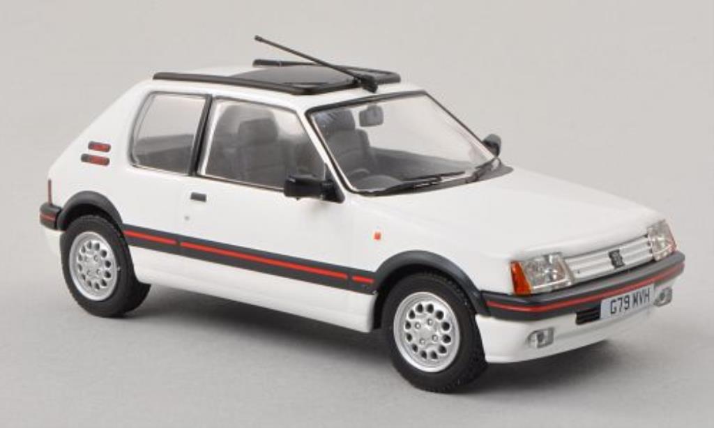 Peugeot 205 GTI 1/43 Vanguards GTI 1.6 wit RHD modelauto