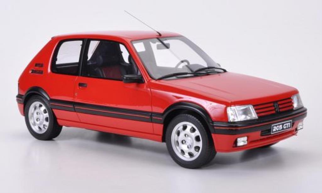 Peugeot 205 GTI 1/12 Ottomobile GTI 1900 rood modelauto