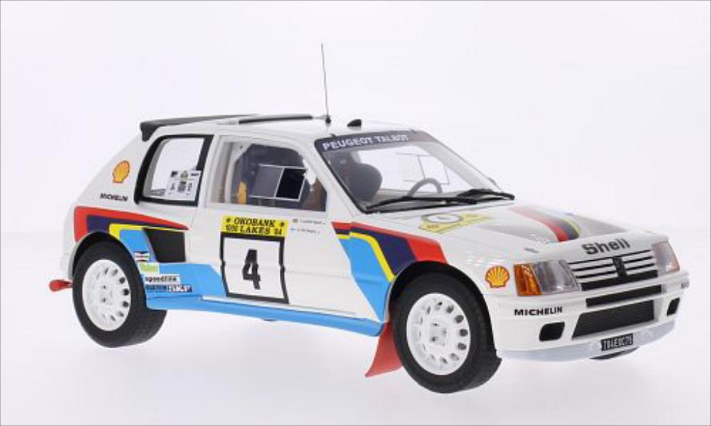 Peugeot 205 Turbo 16 1/18 Ottomobile Turbo 16 T16 Gr.B No.4 Talbot Sport 1000 Lakes Rallye 1984 /T.Harryman modelauto