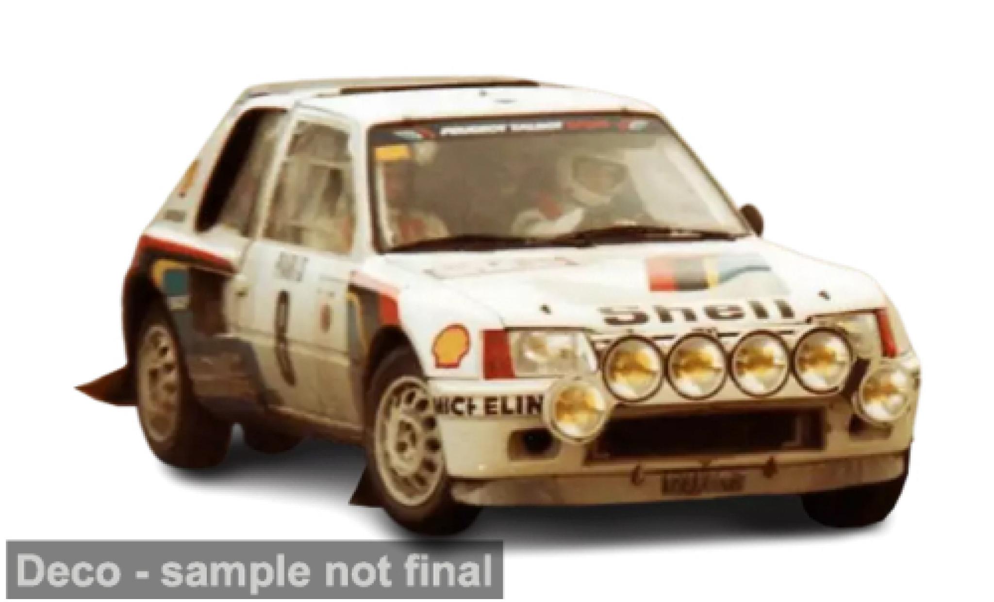 Peugeot 205 1/18 Norev T16 Rally Monte Carlo 1985 #8 B.Saby 1:18 modelauto