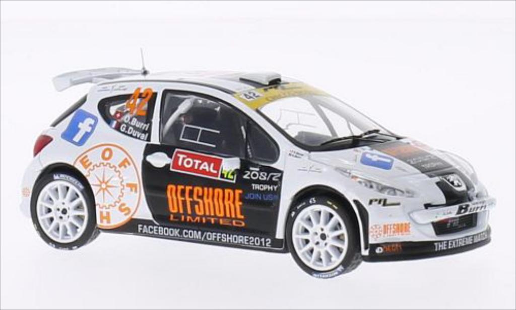 Peugeot 207 S2000 1/43 IXO S2000 Rallye Monte-Carlo 2013 /G.Duval modelauto
