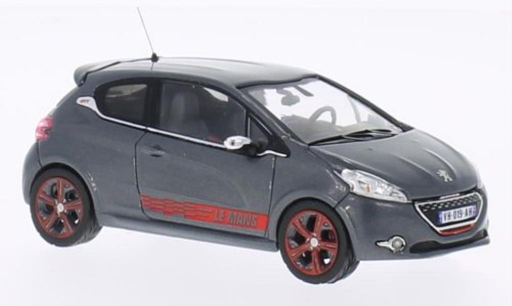 Peugeot 208 GTI 1/43 IXO GTI Le Mans Edition grijs 2013 modelauto