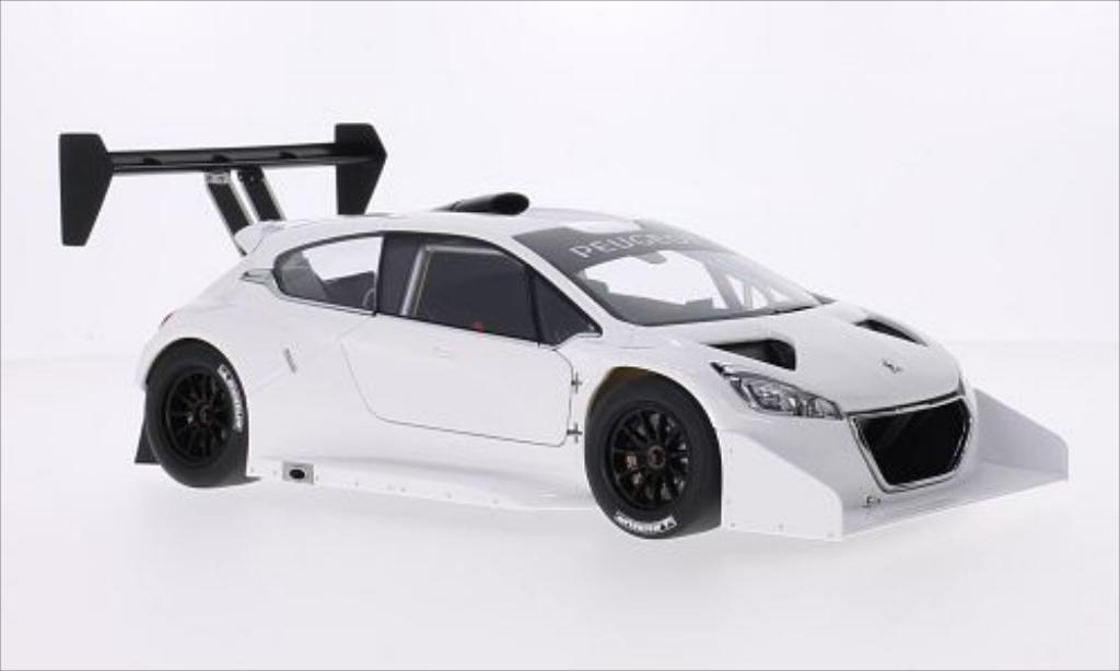 Peugeot 208 T16 1/18 Autoart T16 matt-zwart Pikes Peak 2013 modelauto