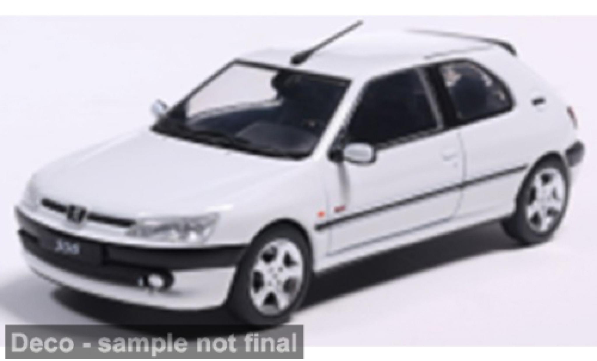 Peugeot 306 1/43 Solido S16 wit 1:43 modelauto