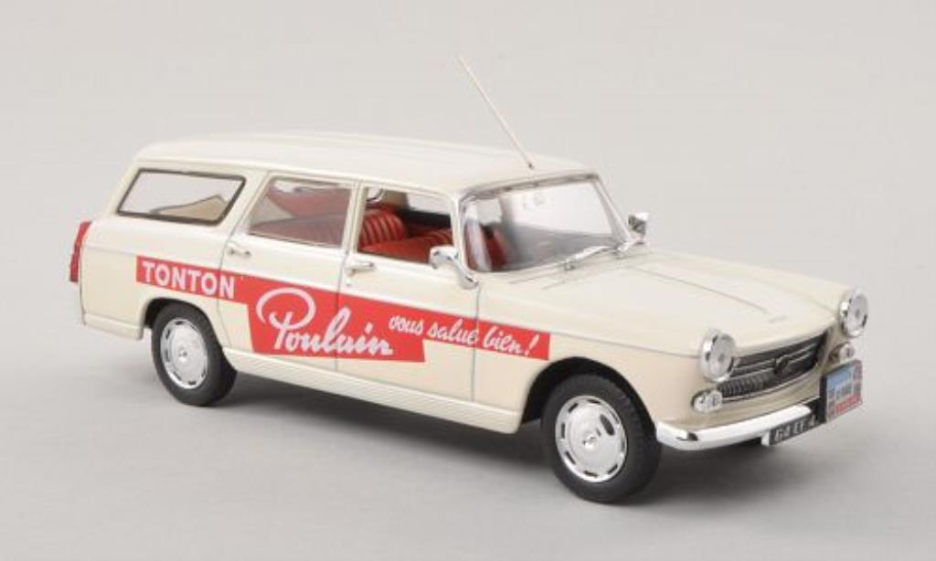 Peugeot 404 Break 1/43 Norev Stationwagen Poulain 1963 modelauto