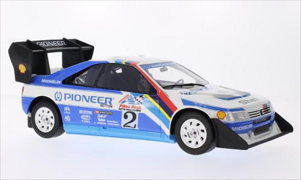 Peugeot 405 Turbo 16 1/18 Ottomobile Turbo 16 No.2 Pikes Peak 1988 modelauto