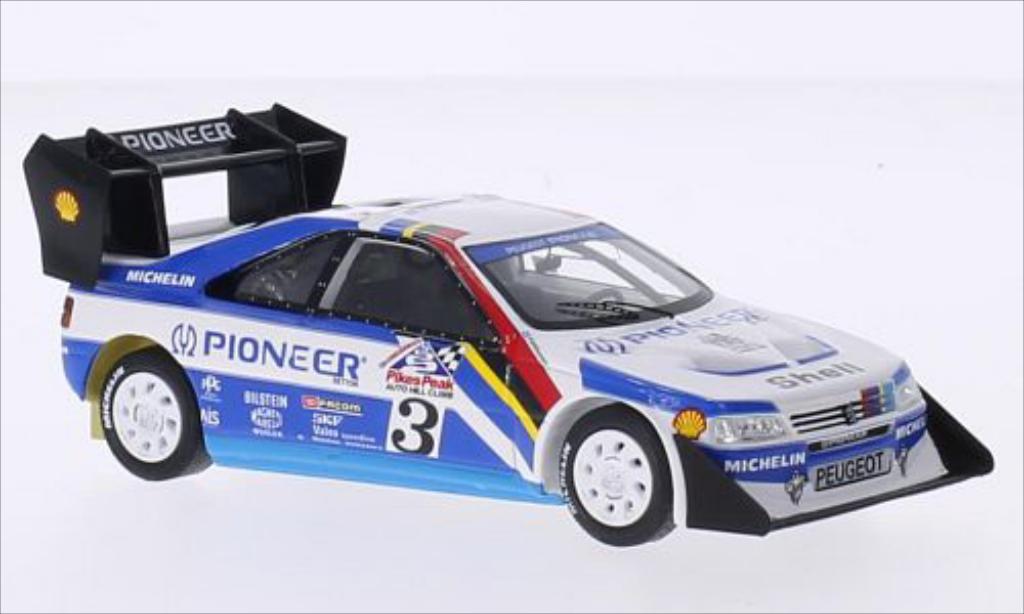 Peugeot 405 Turbo 16 1/43 Spark Turbo 16 No.3 Pioneer International Hill Climb Pikes Peak 1988 modelauto