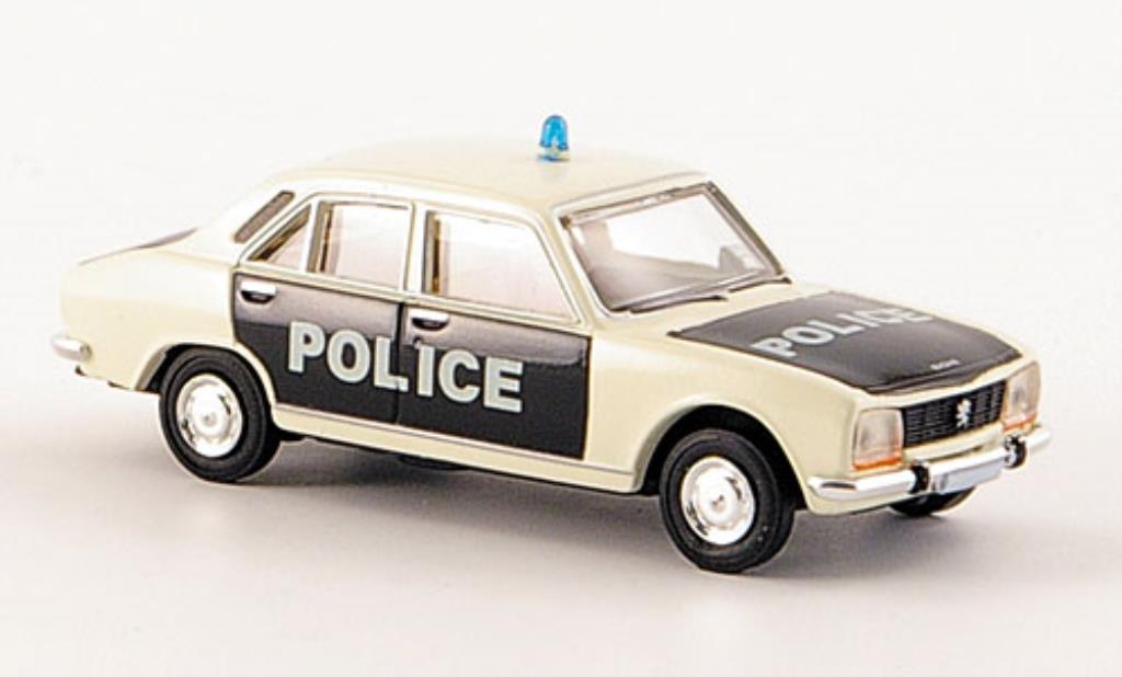 Peugeot 504 Berline 1/87 Brekina Sedan Politie Politie-Sedan modelauto