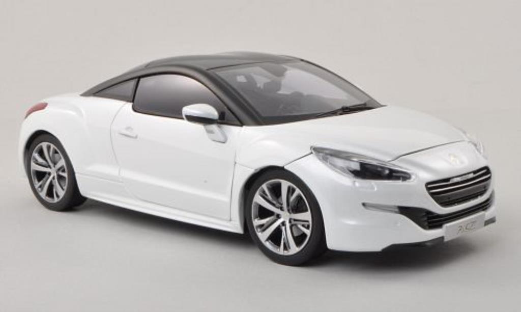 Peugeot RCZ 1/18 Norev wit/matt-zwart/zwart 2013 modelauto