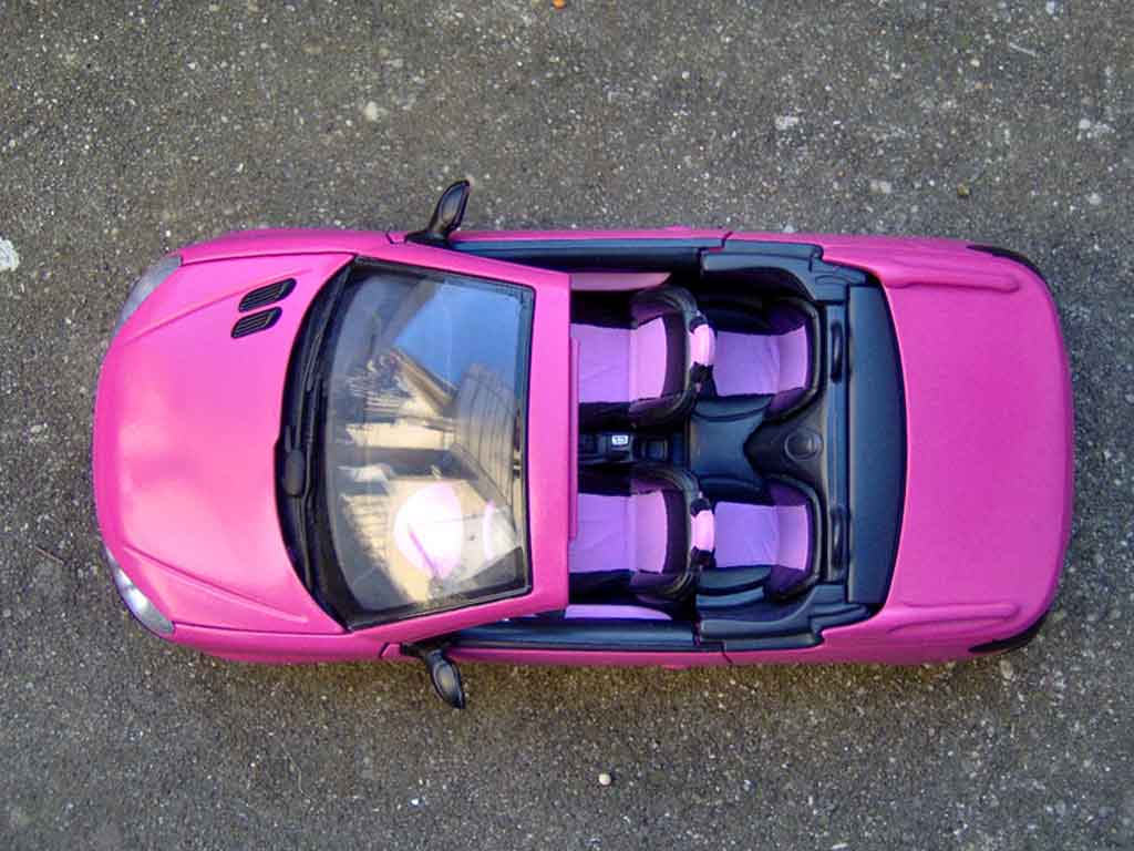 Peugeot 206 CC roze satine jantes bbs 1/18 Gate