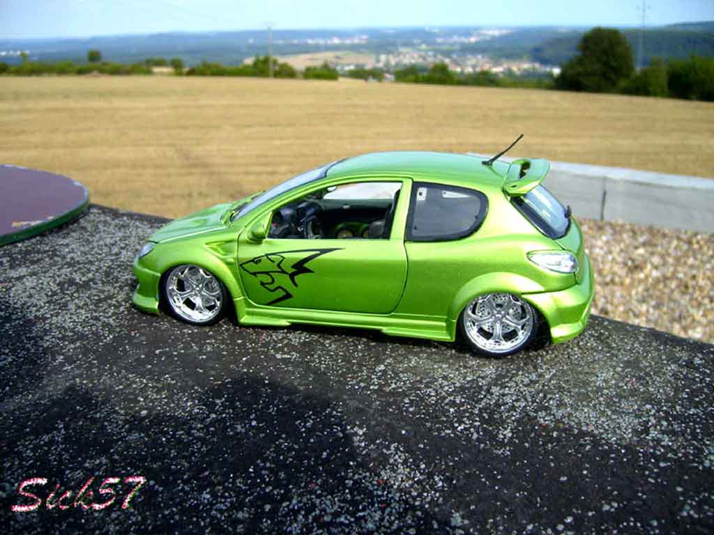Peugeot 206 RC esquiss auto kiwi 1/18 Norev