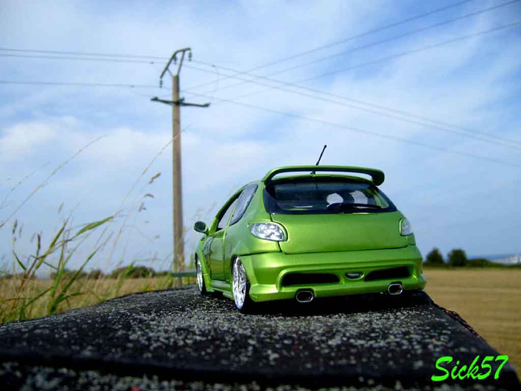 Peugeot 206 RC esquiss auto kiwi 1/18 Norev