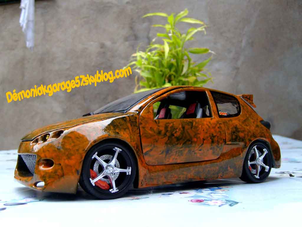 Peugeot 206 WRC 1/18 Norev WRC street racer modelauto