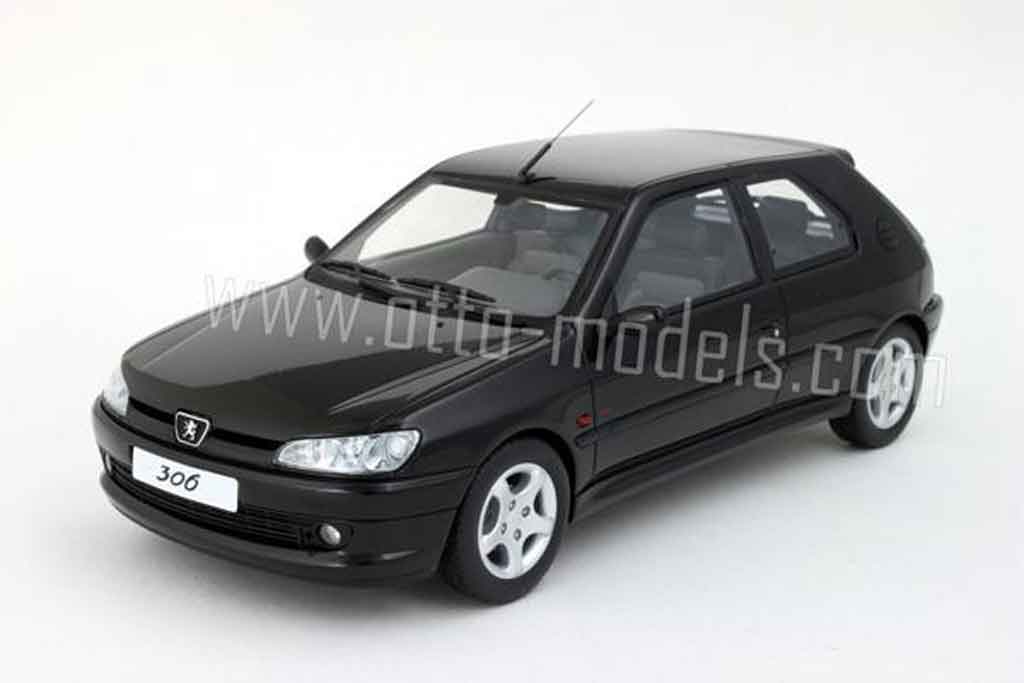 Peugeot 306 S16 1/18 Ottomobile S16 zwart 1998 modelauto