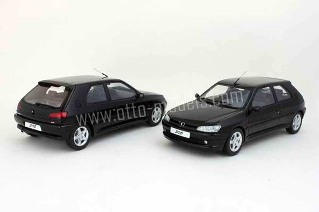 Peugeot 306 S16 zwart 1998 1/18 Ottomobile