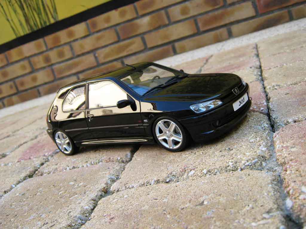 Peugeot 306 S16 1/18 Ottomobile S16 zwart jantes 206 rc modelauto